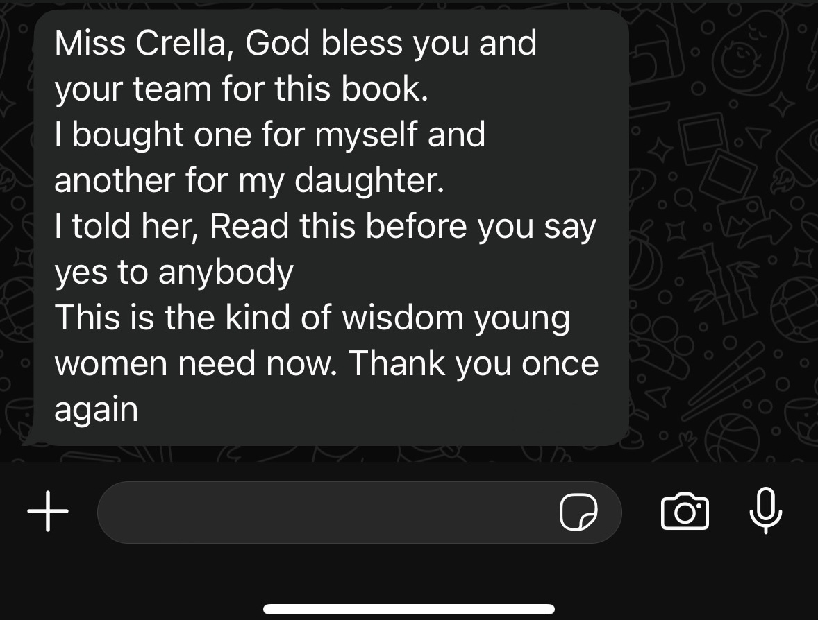 Reader message